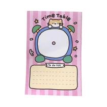 Bloco De Notas De Gato Cartoon Coreano Fofo Com 50 Folhas, Lista De Verificação Para Estudantes, Sem