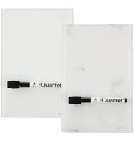 Bloco de notas de mesa de vidro Quartet GDP96 23x15cm branco, pacote com 2 Bloco de notas de mesa de vidro Quartet GDP96 23x15cm branco, pacote com 2