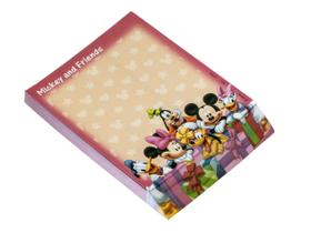 Bloco de notas Disney Red Mickey and Gang Deluxe Novelty