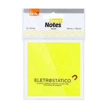 Bloco de Notas Eletrostático Sem Cola Smart Notes Neon 30 Folhas 76mmx 76mm - BRW Bloco de Notas Eletrostático Sem Cola Smart Notes Neon 30 Folhas 76mmx 76mm - BRW