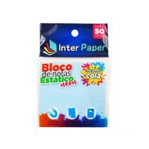 Bloco de Notas Estático Neon 7,5 x 7,5cm com 600 folhas - InterPaper Bloco de Notas Estático Neon 7,5 x 7,5cm com 600 folhas - InterPaper