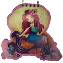 Bloco de Notas Infantil Decorado Personagem Kawaii Fofo Pequeno Lombada de Arame