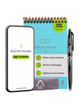 Bloco de notas inteligente reutilizável Rocketbook Mini 9x14 cm pontilhado Bloco de notas inteligente reutilizável Rocketbook Mini 9x14 cm pontilhado