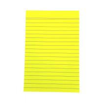 Bloco de Notas Pautado 45 Folhas A6 Cores Sortidas