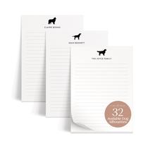 Bloco de notas personalizado Curio Press com raça de cachorro, 11 x 14 cm Bloco de notas personalizado Curio Press com raça de cachorro, 11 x 14 cm