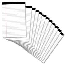 Bloco de notas PINJINGPRO Legal Pads, pacote com 12, 5x8", 30 folhas