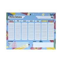 Bloco de Notas Planner Semanal - Estampa C - Duster Festas Bloco de Notas Planner Semanal - Estampa C - Duster Festas