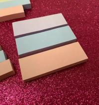 Bloco de Notas Post It Tiras Recadinho Candy Colors Adesivo Marca Página Papelaria Fofa Candy 75x75 Bloco de Notas Post It Tiras Recadinho Candy Colors Adesivo Marca Página Papelaria Fofa Candy 75x75