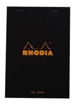 Bloco de Notas Rhodia Blank 20x14 cm 80 Folhas Capa Preta