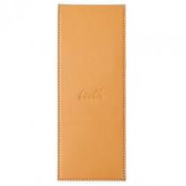 Bloco de Notas Rhodia Boutique N8 8,4x22cm Capa Couro Laranja Bloco de Notas Rhodia Boutique N8 8,4x22cm Capa Couro Laranja