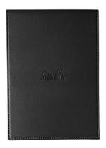 Bloco De Notas Rhodia N16 Capa Couro Preto