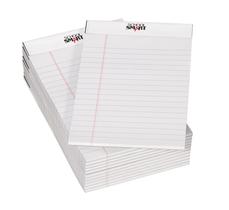 Bloco de notas School Smart Junior Legal Pad, pacote com 12 unidades, 5x8 Bloco de notas School Smart Junior Legal Pad, pacote com 12 unidades, 5x8