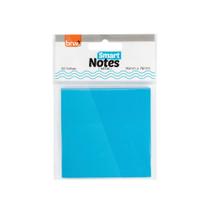 Bloco de Notas Smart Notes Azul Neon 50 Folhas BRW