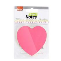 Bloco de Notas Smart Notes Love 100 Folhas Neon BRW Bloco de Notas Smart Notes Love 100 Folhas Neon BRW