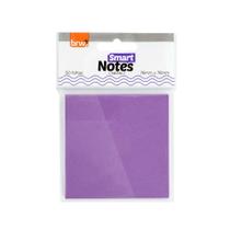 Bloco de Notas Smart Notes Roxo Neon 50 Folhas BRW Bloco de Notas Smart Notes Roxo Neon 50 Folhas BRW