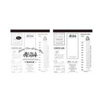 Bloco De Notas Vintage Com 50 Folhas Soltas De Papel Decorativo Para Planejador, Suprimentos Para