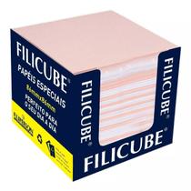 Bloco de Papéis Especiais para Lembrete Filicube 86x86 mm 650 Folhas 90g/m² FILIPERSON