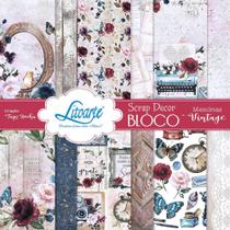 Bloco de Papéis para Scrapbook Tays Rocha - Coleção Memórias Vintage - SBXV-043 Bloco de Papéis para Scrapbook Tays Rocha - Coleção Memórias Vintage - SBXV-043