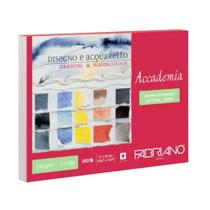 Bloco De Papel Accademia Fabriano 240g/m² 27x35cm 100 Folhas Bloco De Papel Accademia Fabriano 240g/m² 27x35cm 100 Folhas