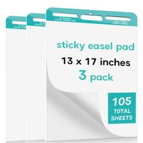 Bloco de Papel Adesivo para Cavalete Hiyiton 33x43cm 105 Folhas 3 Pacotes