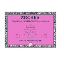 Bloco de Papel Aquarela Arches Grain Santiné 18x26cm 300g C4l - 20 Folhas - A1795070