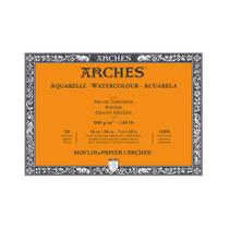 Bloco de Papel Aquarela Arches Grain Torchon 18x26cm 300g C4l - 20 Folhas - A1795083