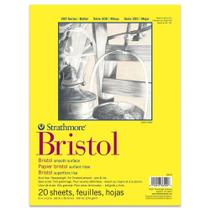 Bloco de Papel Bristol Strathmore Superfície Lisa 229 x 305 mm 270g 20 Folhas 342-9