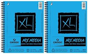 Bloco de papel Canson XL Series Mix Media 7x10in 160gsm 60 folhas