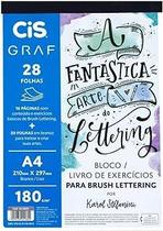 Bloco de Papel Cis A4 para Lettering 180 G/m 28 Folhas 70.0001 Bloco de Papel Cis A4 para Lettering 180 G/m 28 Folhas 70.0001