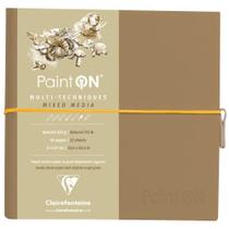 Bloco de Papel Cor Natural Paint On Clairefontaine Multi-Técnica 250g/m² 19x19cm Bloco de Papel Cor Natural Paint On Clairefontaine Multi-Técnica 250g/m² 19x19cm