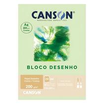 Bloco de Papel Desenho Creme A4 Canson 200g Linha Tecnica 20 Folhas Bloco de Papel Desenho Creme A4 Canson 200g Linha Tecnica 20 Folhas