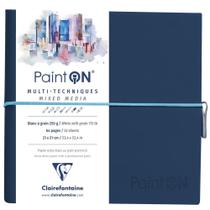 Bloco de Papel Extra Branco Granulado Paint On Clairefontaine Multi-Técnica 250g/m² 19x19cm Bloco de Papel Extra Branco Granulado Paint On Clairefontaine Multi-Técnica 250g/m² 19x19cm