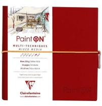 Bloco De Papel Extra Branco Multi Técnicas 250g 19x19 Claire Bloco De Papel Extra Branco Multi Técnicas 250g 19x19 Claire