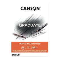 Bloco de Papel Graduate Croquis A3 Canson 96g 40 Folhas