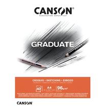 Bloco de Papel Graduate Croquis A4 Canson 96g 40 Folhas