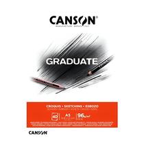 Bloco de Papel Graduate Croquis A5 Canson 96g 40 Folhas Bloco de Papel Graduate Croquis A5 Canson 96g 40 Folhas