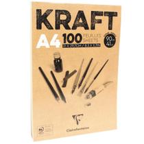 Bloco de Papel Kraft A4 100 Folhas Clairefontaine