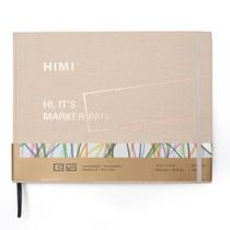 Bloco de Papel Marker Himi 200g/m² 25,4x19,3cm 30 Folhas Bloco de Papel Marker Himi 200g/m² 25,4x19,3cm 30 Folhas