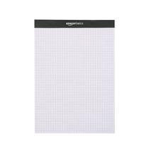 Bloco de Papel Milimetrado Amazon Basics - 4 Regras, 8,5 x 11,75", 100 Folhas
