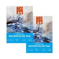 Bloco De Papel Para Aquarela A5 A4 A3 140lb 300gsm 20 Folhas Papel Artístico Prensado a Frio Livre Bloco De Papel Para Aquarela A5 A4 A3 140lb 300gsm 20 Folhas Papel Artístico Prensado a Frio Livre