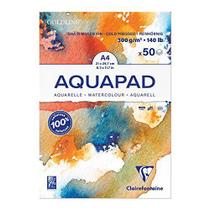 Bloco de Papel Para Aquarela Aquapad A4 50fls 300g Clairefontaine Bloco de Papel Para Aquarela Aquapad A4 50fls 300g Clairefontaine