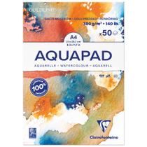 Bloco de Papel Para Aquarela Aquapad A4 50fls 300g