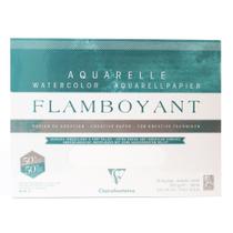 Bloco de papel para Aquarela Clairefontaine Flamboyant 24x32 cm 300g 20 Folhas 975064C