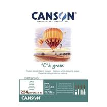 Bloco de Papel Para Desenho C à Grain Canson 224g/m² A3