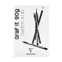 Bloco de papel para desenho Graf It Clairefontaine A4 (90 gs Bloco de papel para desenho Graf It Clairefontaine A4 (90 gs