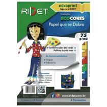Bloco de Papel para Dobradura Eco Cores 48 Folhas Dupla Face 75G 4 Formatos Variados Uso Escolar Bloco de Papel para Dobradura Eco Cores 48 Folhas Dupla Face 75G 4 Formatos Variados Uso Escolar