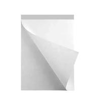 Bloco de Papel Para Flip Chart Micro Serrilhado 63 x 80 cm Gramatura 63 Com 50 Folhas Brancas