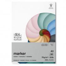 Bloco de Papel Para Marcadores Profissional Winsor & Newton A3 50 Folhas Bloco de Papel Para Marcadores Profissional Winsor & Newton A3 50 Folhas