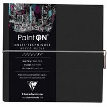 Bloco de Papel Preto Multi Técnicas 250g 19X19 Clairefontaine Bloco de Papel Preto Multi Técnicas 250g 19X19 Clairefontaine