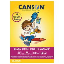 Bloco de Papel Super Sulfite A4 Canson 120g